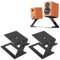 Desktop Speaker Stands Pair, Carbon Steel Bookshelf Speaker Stand, Desk Surround Sound Computer Speakers Riser Studio Monitor Support