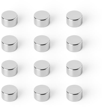 Strong Magnets Neodym Magnet - Rund 10 x 6 mm - 50 Stück - Extra stark, hält bis 3,5 KG - Für Magnettafel, Kühlschrank, Whiteboard, Pinnwand, Büro