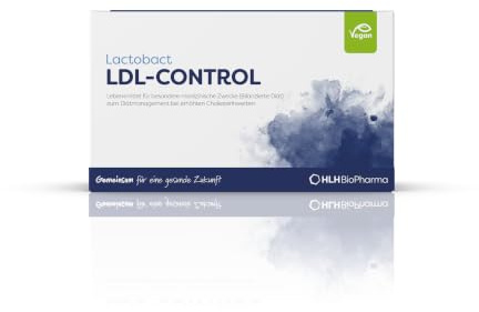 Lactobact LDL-CONTROL Kapseln – Lebensmittel für besondere medizinische Zwecke, dessen Bakterienstamm* bei regelmäßiger Einnahme die Cholesterinwerte senken kann (90 Kapseln)