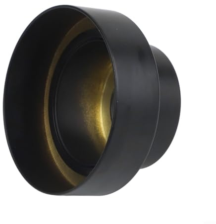Verstellbare Kupfer-Duschkopf-dekorative Abdeckung mit 0-23 mm Höhenbereich, verdickte, rostbeständige Rohrabdeckung für Badezimmer-Armaturen (schwarz)