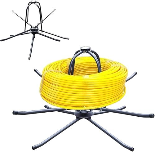 WUDLEP Underfloor Heating Pipe Decoiler, Bearing 200kg | Floor Heating Pipe Coil Cable Wire Decoiler, Cable Decoiler Pipe Decoiler for PEX PERT PEUnderfloor Heating Pipes
