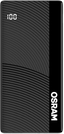 OSRAM Powerbank PowerBoost 201, 20.000 mAh, USB-C, 2X USB-A, PD, QC, 20W, Display, 3 Geräte gleichzeitig