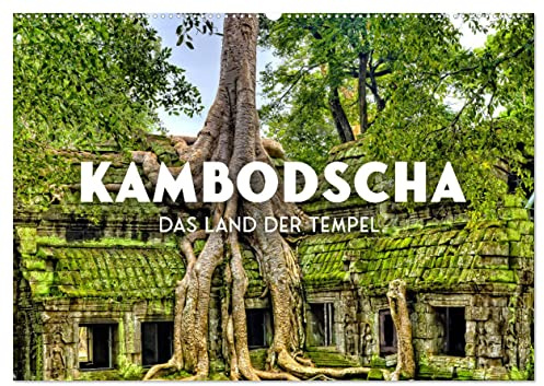 Kambodscha - Das Land der Tempel. (Wandkalender 2026 DIN A2 quer), CALVENDO Monatskalender