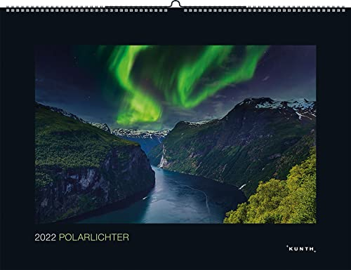 Polarlichter 2022: Wandkalender (KUNTH Wandkalender Black Edition 60 x 45 cm)