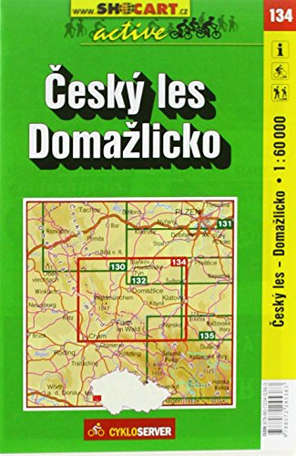 Český les, Domažlicko / Oberpfälzer Wald, Taus (Radkarte 1:60.000) (SHOCart Radkarte 1:60.000 Tschechien, Band 134)