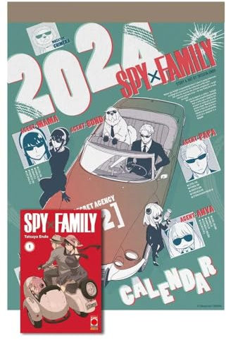 Panini SPY X FAMILY KALENDER 2024 + SPY X FAMILY 1 VARIANT