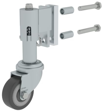 MUNK Günzburger Steigtechnik 19784 Federrolle für Stufenleiter Feder-Lenkrolle links 1St.