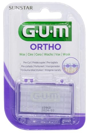 Sunstar Italiana 664 Gum Cera Ortodontica 5 Pezzi Pretagliati