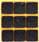 peha 29V-T3413 Selbstklebende Anti-Rutsch-Pads, quadratisch, 9 Stück, Länge x 30 mm Breite x 3 mm Dicke, Grau, 30 x 30 x 3 mm