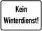 LEMAX® Hinweisschild, Kein Winterdienst! 300 x 400 mm Alu geprägt 0 400x300mm