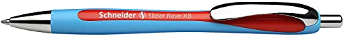 Schneider Kugelschreiber Slider Rave - Druckmechanik, XB, rot