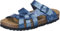 Lico Damen Bioline Flora Hausschuh, Blau, 37 EU
