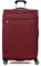 Travelpro Platinum Elite Softside erweiterbares aufgegebenes Gepäck, großer Spinner-Koffer mit 8 Rädern, TSA-Schloss, Herren und Damen, Bordeauxrot, kariert, groß, 83x54x34 cm