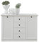 trendteam smart living - Baxter - Sideboard - Weiß - 6 Fächer und 4 Vollauszug-Schubladen - (BxHxT) 119 x 88 x 41 cm - Landhausstil - Kratzfest