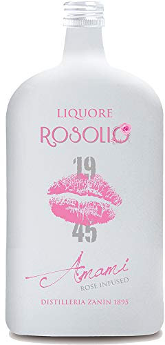 Rosolio Amami 19 45 | Liquore con Infuso ai Petali di Rosa | Cult Afrodisiaco Sensuale degli Anni '40 | Amarcord Line | Distilleria Zanin 1895 | Veneto | Idea Regalo