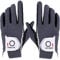 FINGER TEN Golfhandschuhe Herren Links Rechts Golf Handschuh Wert 1 Paar Golfhandschuh Linke Rechte Hand Handschuhe für Männer Golfer, Allwetter Mikrofaser Rain Grip (Grau, ML, Paar)