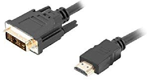 LANBERG KABEL HDMI -> DVI-D(18+1) M/M SINGLE LINK, CZARNY 1.8M