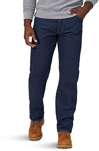 Rustler Men's Classic Relaxed Fit Jeans, Prewash, 32W x 32L