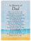 Widdle Celebrations In Memory of Dad Waterproof Graveside Memorial Card - TY191