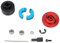 Set Frizione RC Speed, Set Variatore Frizione 13T 1/10 RC e di Cuscinetti Adatto per Motore 1:10(Rosso) Accessori per automodelli