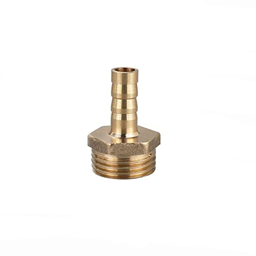 1 Stück BSP Schlauchanschluss Messing Stecker Fitting 6mm/8mm/10mm/12mm/16mm/19mm/25mm, Schlauch Barb Schwanz männlich BSP Außengewinde Adapter