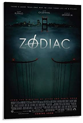 YANDING Zodiac Filmposter, Leinwand-Kunst-Poster und Wandkunstdruck, modernes Familienschlafzimmer, 40 x 60 cm