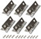 Federtürscharniere 304 Edelstahl automatisch schließen Scharnier für Innen- und Außentüren Schränke (2.5inch-6pcs)