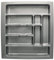 KOTARBAU® Organizador de cubiertos para cajon, 53,5 x 49 cm, Bandeja para Cubiertos, Cubertero para menaje, Organizador de Cubertería, Organizador grande de plástico, Organizador de cajones