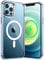 JETech Magnetic Case for iPhone 12 Pro Max 6.7-Inch Compatible with MagSafe Wireless Charging, Shockproof Phone Bumper Cover, Anti-Scratch Clear Back (Clear)
