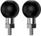 1 inch Ball Mount Holder Portable Tripod Ball Adapter Motorcycle ATV Rear View Mirror Screw Ball Head with Threaded Bolt 1/4-20Compatible with RAM Mount (SZ-M1/4) 2 sets