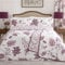 Dreams & Drapes Design - Samira - Reversible Duvet Cover Set - Double Bed Size in Plum