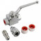 High Pressure Washer Ball Valve Kit, Washer High Pressure Ball Valve Kit 3/8 Inch Quick Connect for Power Washer Hose, 4500 PSI