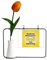 Deutscher Toast Feiern Geburtstag Tulpe Künstliche Blumenvase Dekoration Karte