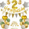 Yunchu Online Luftballon 2. Geburtstag Dekoration Junge Mädchen - Grün und Gold Party Deko Set - Geschenk für 2 Jahre