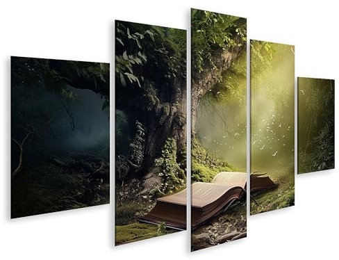 islandburner Bild auf Leinwand Tauchen Sie EIN in 'Abenteuer Chroniken: Elderbaum - Altes Flüstern' Bibliothek Buchhandlung Wandbilder Bilder