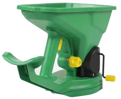 Cosmin Gardener Hand Held Seed Spreader 1.5L 5Gear Spandiconcime portatile a risparmio energetico Spandiconcime a mano Spandiconcime a manovella seminatrice facile da installare facile da usare