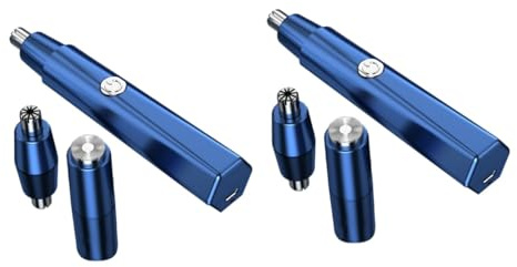 FOMIYES 2sätze Nasenhaartrimmer Und Bartschneider Elektrischer Trimmer Mit Rotationsdesign Für Präzise Haarentfernung in Nase Ohren Und Augenbrauen Schmerzfrei Und Handlich