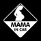 14CMx14CM MAMAN DANS la VOITURE ENCEINTE À BORD AUTOCOLLANT de DÉCALQUE de BÉBÉ d'auto pour ENFANT pare-chocs de Voitures de Moto autocollant autocollants décoratifs