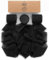 Vitalizart Nastro di Chiffon Setoso Nero, Fatto a Mano con Frange, Totale 3,8 cm x 19,2 m, Nastro in Tessuto per Inviti a Nozze, Bouquet da Sposa, Regali, Confezioni, Fai da Te