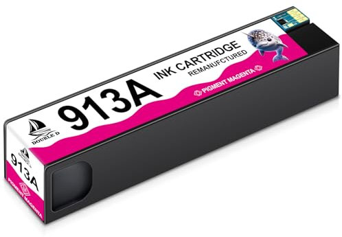 DOUBLE D 913A Magenta für HP 913A Magenta kompatibel mit HP PageWide Pro 477dw 477dn Pro 377dw 377dn Pro 352dn 452dn MFP 477dw MF 552dw 577dw MFP 577z MFP P55250dw MFP P57750dw