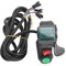 equlup Manopola dell'acceleratore per bici elettrica, schermo rosso Pollice da crociera e interruttore Accessorio per impugnatura dell'acceleratore per bici elettrica nera