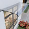 Outdoor Marquise, Terrassenüberdachung, Transparente Polycarbonat-Markise, UV-Schutz, regen- und schneefest, unsichtbare Fenstermarkise für Terrasse (40 x 600 cm)