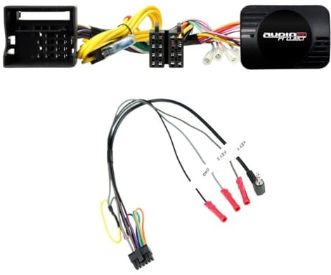 Audioproject A400.3-23 - CAN Bus Adapter Lenkradfernbedienung Quadlock für BMW 1er 3er 5er 6er 7er Z4 X1 X5 X6 Mini ab 2004 für Pioneer Kenwood JVC Alpine Sony u.a. Autoradio