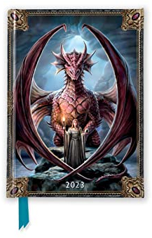 Anne Stokes – Der Hüter – Taschenkalender 2023: Original Flame Tree Publishing-Pocket Diary [Taschenkalender]