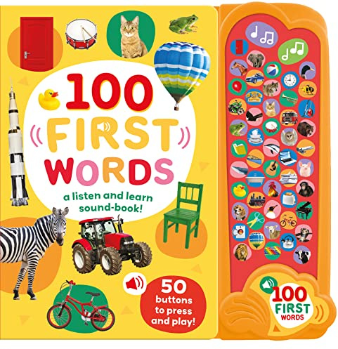 100 First Words: A Listen and Learn Sound Book! (Large First Words Sound Book)