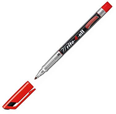 STABILO - Permanent-Marker - Write-4-all - medium - Einzelstift - rot