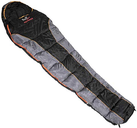 Fox Outdoor Advance Mummy Schlafsack Schwarz / Grau