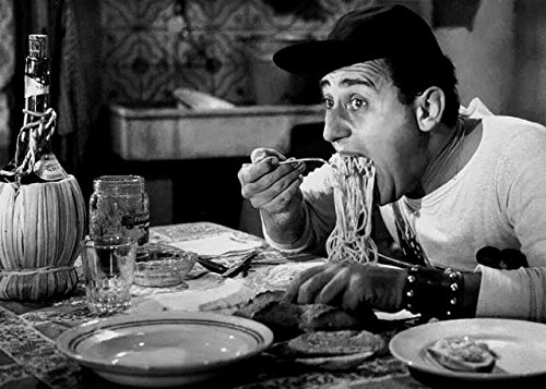 Mangiaspaghetti 02 Alberto Sordi cm 70x100 Poster Stampa Cinema Film Affiche Plakat Fine Art Il Negozio di Alex