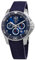 Longines HydroConquest Chronograph Automatik blaues Zifferblatt Herrenuhr L38834969, blau, Armband