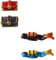 4Pcs Fisch Tank Taucher Dekoration Und Schatz Boxen Set Harz Modell Menschen Schwimmer Scuba Diver Menschen Figuren DIY Sand Tabelle Layout